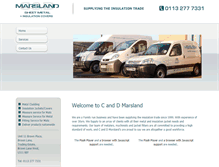Tablet Screenshot of canddmarsland.co.uk